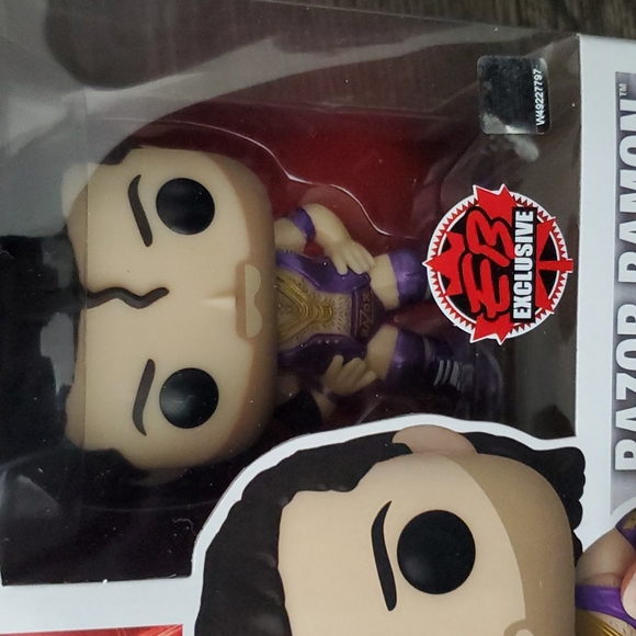 WWE Razor Ramon Purple Metallic Outfit Funko Pop #47 - Picture 2 of 5